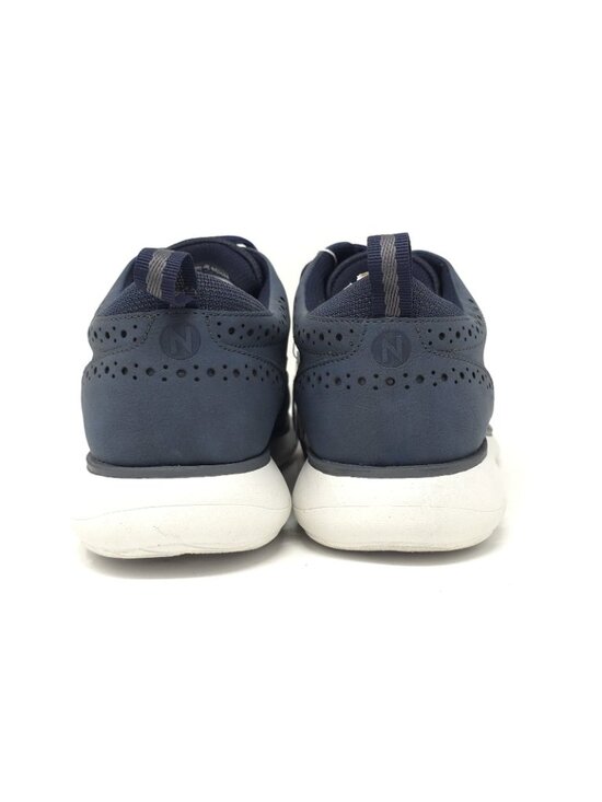 New Nunn Bush Stance Knit Wingtip Oxford Navy Multi Walking Shoes Men’s 10.5M main image 6